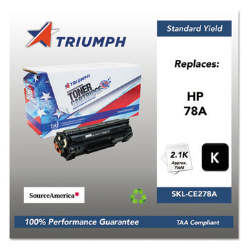 Triumph™ 751000nsh1099 Remanufactured Ce278a (78a) Toner, 2,100 Page-yield, Black freeshipping - TVN Wholesale